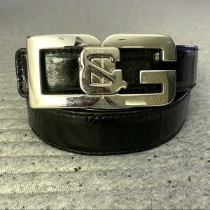 Dolce & Gabbana Eel Skin Belt